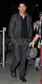 Pictures of Kellan Lutz Leaving the Gym and Dining With Friends in LA