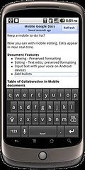 Google Docs Mobile Editing Google Docs Mobile Editing