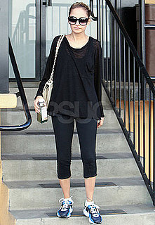 Pictures of Nicole Richie Leaving Gym in LA