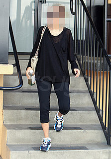 Celebrity Leaving Gym With Chlorophyll H2O Drink From Pressed Juicery