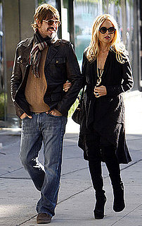 Pictures of Pregnant Rachel Zoe and Rodger Berman Shopping in LA