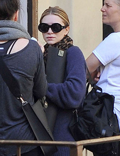 Pictures of Ashley Olsen at a Yoga Class in Santa Monica