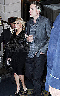 Pictures of Jessica Simpson and Eric Johnson Leaving NYC Hotel 2010-11-24 06:15:00