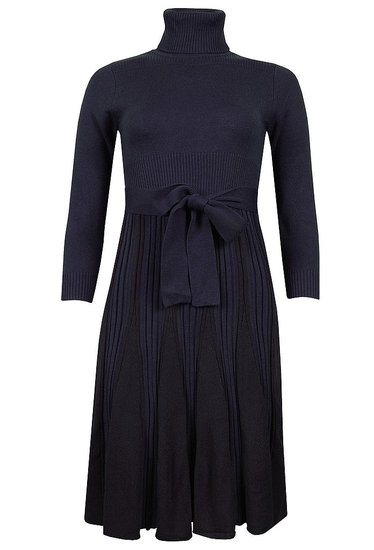 Jessica Howard Navy Sweater Dress