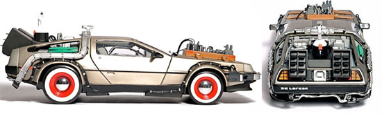 DeLorean External Hard Drive