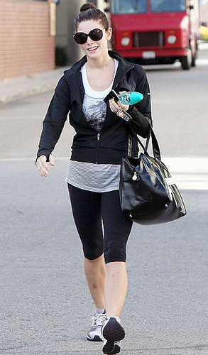 Pictures of Ashley Greene at the Gym Watch Her Interview With George Lopez About Joe Jonas, Thanksgiving, Christmas