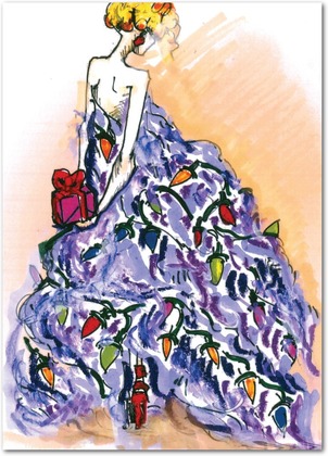 Zac Posen Holiday Card