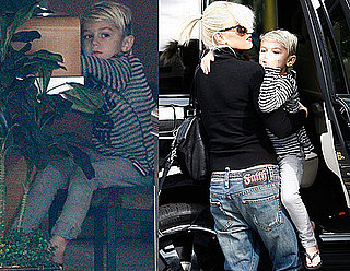 Pictures of Kingston Rossdale Getting Manicure