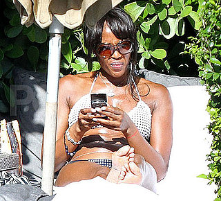 Pictures of Naomi Campbell in Bikini and Vlad Doronin Shirtless in Miami