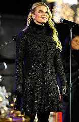 Pictures of Jessica Simpson at the Tree Lighting Ceremony in NYC