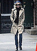 Pictures of Kirsten Dunst Arriving in NYC and Meeting a Friend For Lunch