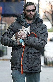 Pictures of Hugh with Puppy