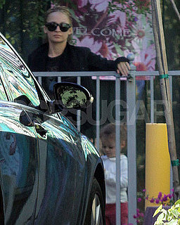 Pictures of Bride to Be Nicole Richie in LA With Daughter Harlow