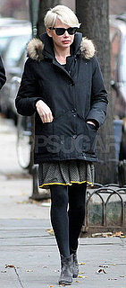 Pictures of Michelle Williams Walking Around Brooklyn
