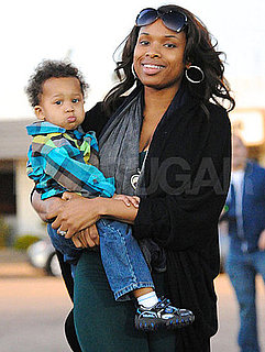 Pictures of Jennifer Hudson and David Otunga in Burbank