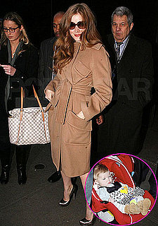Pictures of Amy Adams, Aviana Le Gallo, and Darren Le Gallo Arriving to Good Morning America