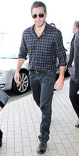 Pictures of Edible Schoolyard Ambassador Jake Gyllenhaal Leaving Sydney