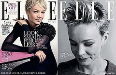 Carey Mulligan covers Elle UK-january 2011