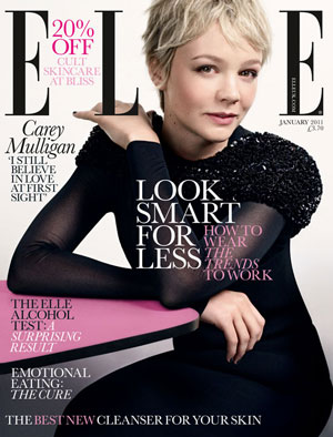 Carey Mulligan Talks About Shia LaBeouf in 2011 January Elle UK