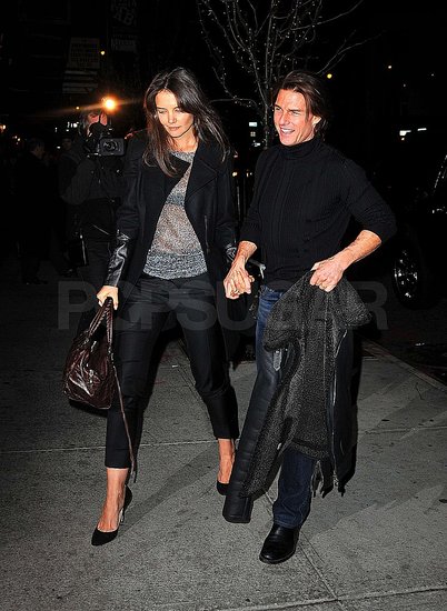 Pictures of Tom Cruise and Katie Holmes Leaving the Gym on Her 32nd Birthday