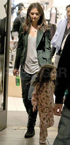 Pictures of Katie Holmes and Suri Cruise on the Set of Jack and Jill in LA