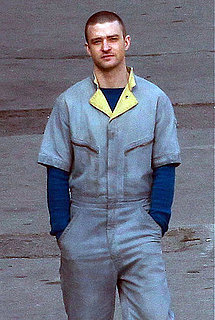 Pictures of Justin Timberlake on the Set of Now in Los Angeles