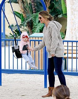 Pictures of Rebecca Gayheart at a Park in LA With Daughter Billie Dane