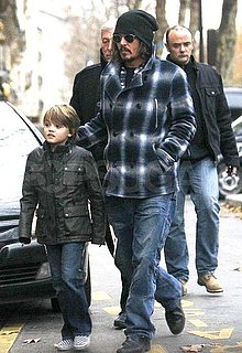 Pictures of Johnny Depp and Son Jack in France