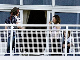 Pictures of Johnny Depp in Miami With Vanessa Paradis and Daughter Lily-Rose