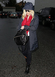 Pictures of Reese Witherspoon at the Spa in the Rain
