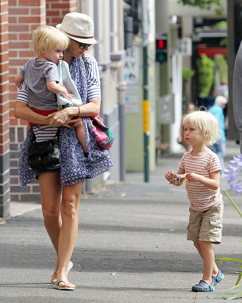 Naomi and Liev Take Their Blond Boys Out Down Under Naomi and Liev Take Their Blond Boys Out Down Under