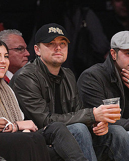 Fotos von Leonardo DiCaprio bei einem Basketballspiel der LA Lakers