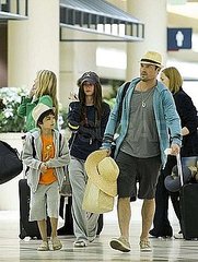 Pictures of Megan Fox, Brian Austin Green, and Kassius Green at LAX Pictures of Megan Fox, Brian Austin Green, and Kassius Green at LAX