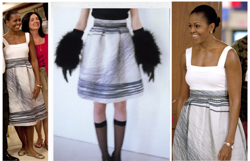 Michelle Obama Wears Jolibe Skirt While on Vacation in Hawaii Michelle Obama Wears Jolibe Skirt While on Vacation in Hawaii