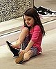 Pictures of Suri Cruise Trying On High Heels With Katie Holmes in Canada