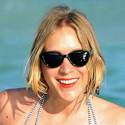 Chloe Sevigny Swims With the Fishes (and Orange Lipstick)