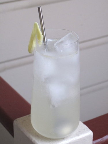Healthy Spa Cocktail Recipe: Ginger Fizz