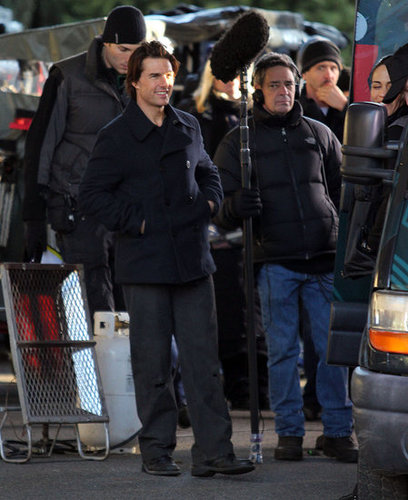 Pictures of Tom Cruise Filming Mission Impossible 4 in Vancouver