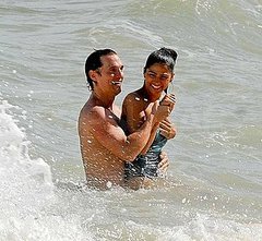 Pictures of Shirtless Matthew McConaughey at the Beach in Brazil With Camila Alves Pictures of Shirtless Matthew McConaughey at the Beach in Brazil With Camila Alves