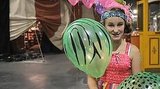 Camryn on the set of Judy Moody!