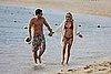 Pictures of LeAnn Rimes in a Red Bikini While on Vacation With Eddie Cibrian