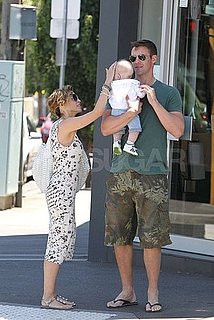 Pictures of Dannii Minogue With Baby Ethan and Kris Smith in Melbourne