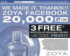 Get Three Bottles of Zoya Nail Polish For Free Get Three Bottles of Zoya Nail Polish For Free