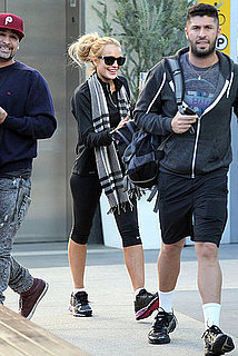 Pictures of Lindsay Lohan Exercising After Rehab