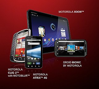 Motorola Xoom Tablet Running Android 3.0 Honeycomb