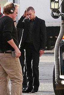Pictures of Justin Timberlake on the Set of Now in Downtown LA 2011-01-06 09:57:00
