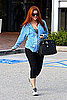Pictures of Khloe Kardashian Arriving at the Gym in LA