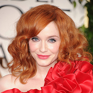 Christina Hendricks's Golden Globes Hair and Makeup