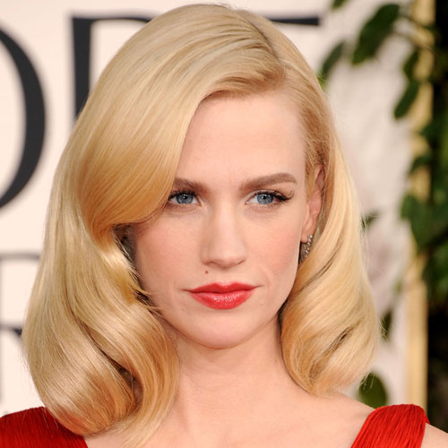 January Jones 2011 Golden Globes Hair and Makeup Tutorial