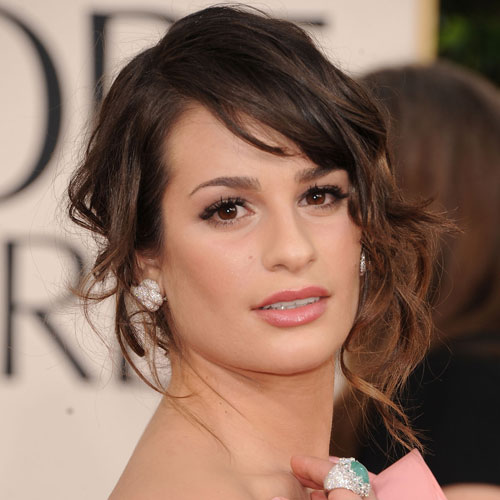 Lea Michele at 2011 Golden Globes